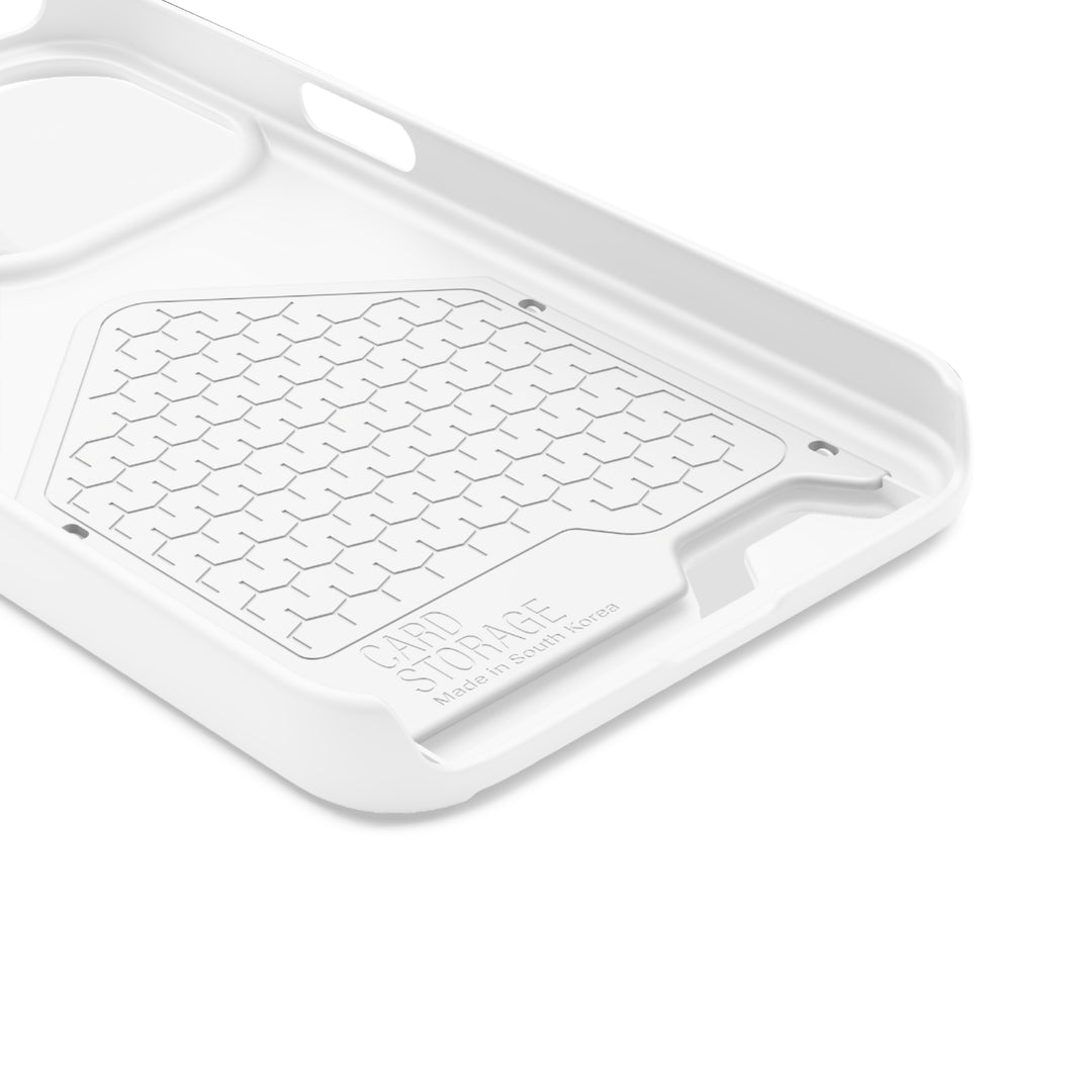 Ultimate Aces Phone Case with Card Holder – Stylish Protection with Spades, Diamonds, and Clubs Design - captivatingconversationsstarters