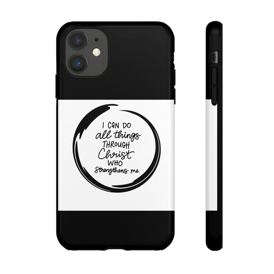 I Can Do All Things" Custom Premium Protective Phone Case – Double-Layered Durability - captivatingconversationsstarters