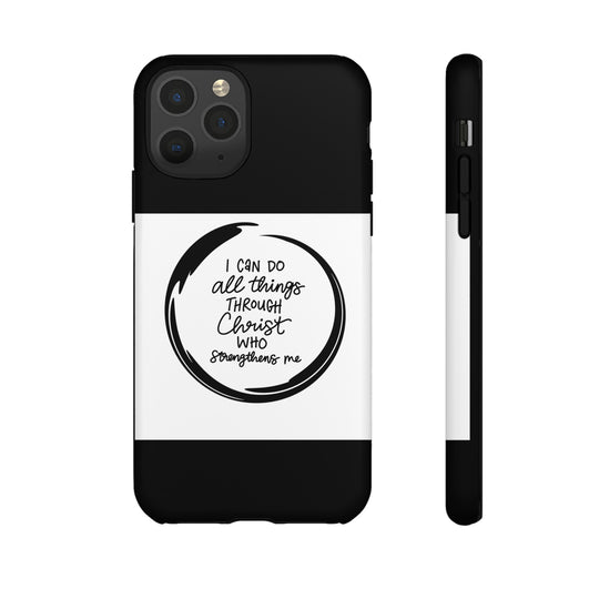 I Can Do All Things" Custom Premium Protective Phone Case – Double-Layered Durability - captivatingconversationsstarters