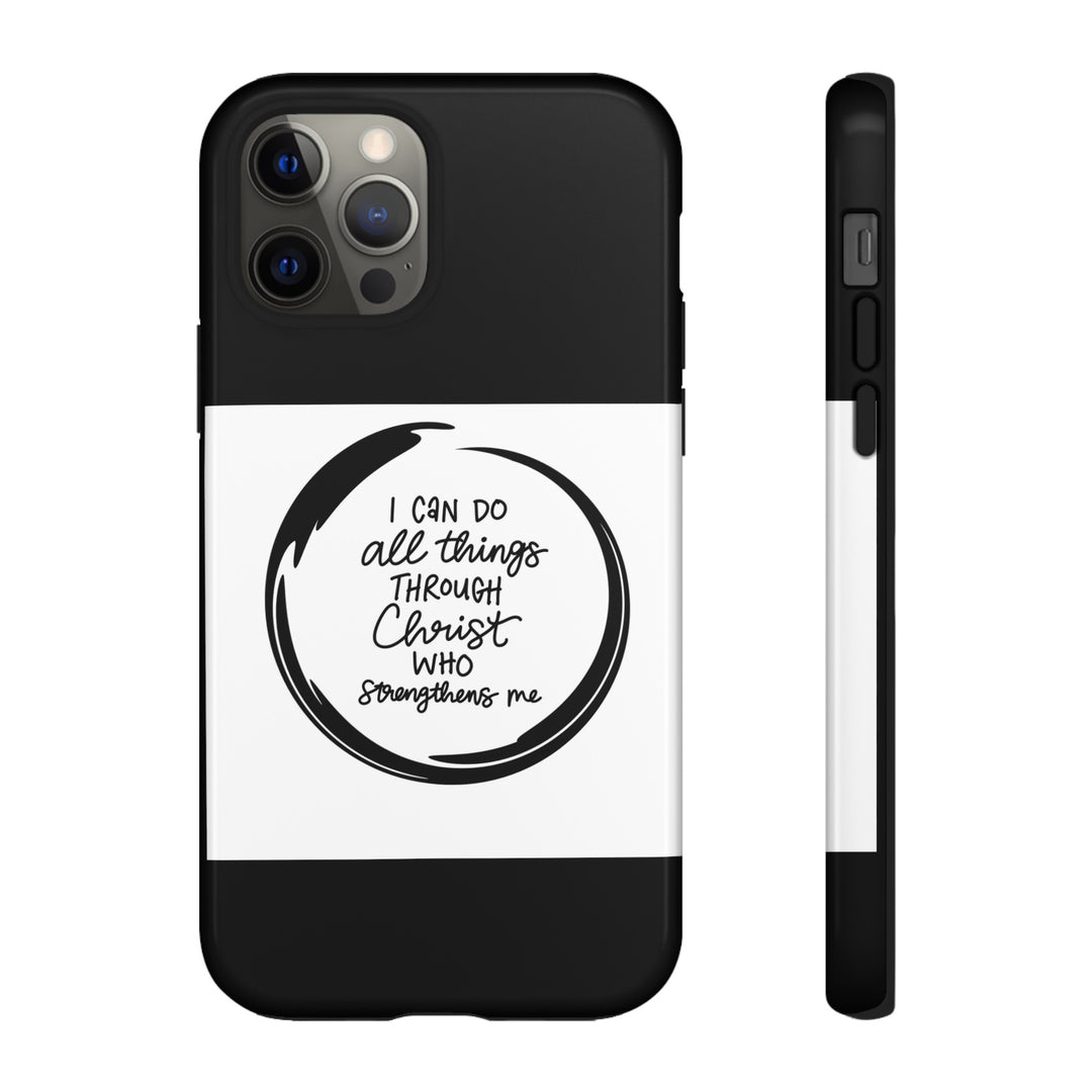 I Can Do All Things" Custom Premium Protective Phone Case – Double-Layered Durability - captivatingconversationsstarters