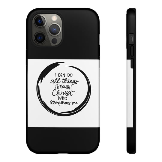 I Can Do All Things" Custom Premium Protective Phone Case – Double-Layered Durability - captivatingconversationsstarters