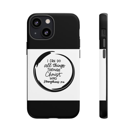 I Can Do All Things" Custom Premium Protective Phone Case – Double-Layered Durability - captivatingconversationsstarters