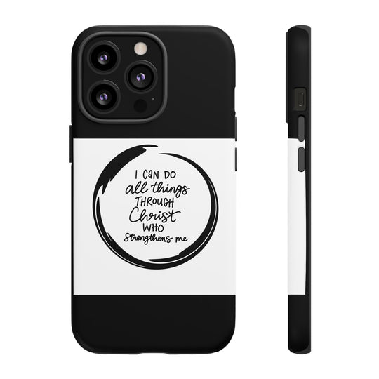 I Can Do All Things" Custom Premium Protective Phone Case – Double-Layered Durability - captivatingconversationsstarters