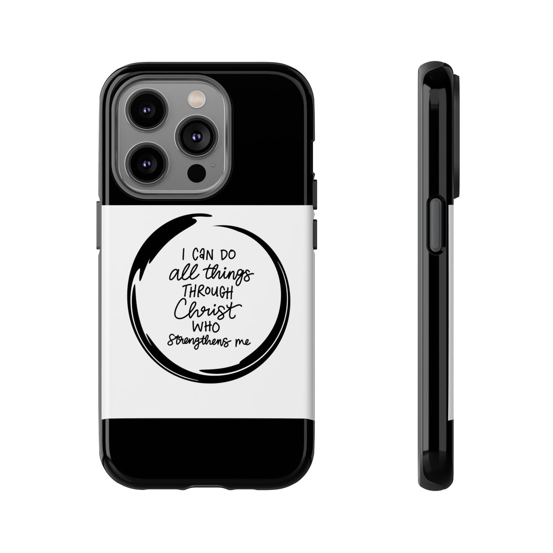 I Can Do All Things" Custom Premium Protective Phone Case – Double-Layered Durability - captivatingconversationsstarters