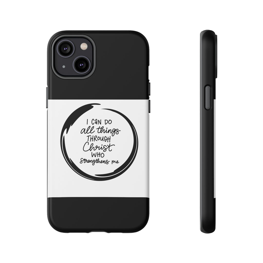 I Can Do All Things" Custom Premium Protective Phone Case – Double-Layered Durability - captivatingconversationsstarters