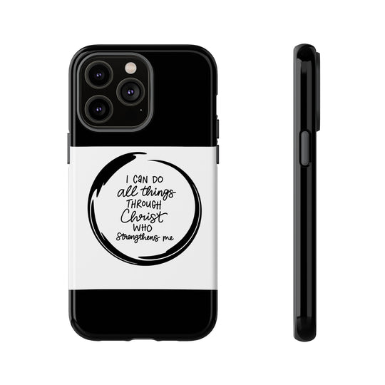 I Can Do All Things" Custom Premium Protective Phone Case – Double-Layered Durability - captivatingconversationsstarters