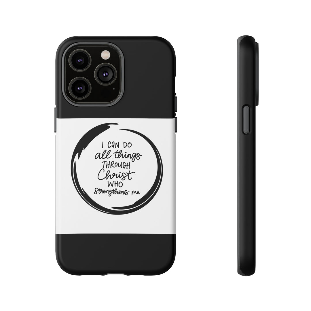 I Can Do All Things" Custom Premium Protective Phone Case – Double-Layered Durability - captivatingconversationsstarters
