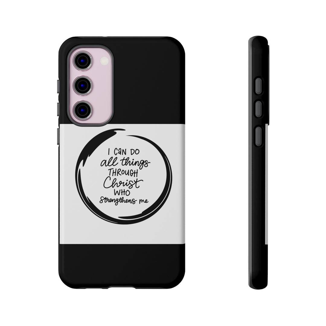 I Can Do All Things" Custom Premium Protective Phone Case – Double-Layered Durability - captivatingconversationsstarters