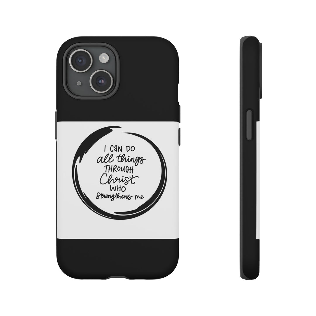 I Can Do All Things" Custom Premium Protective Phone Case – Double-Layered Durability - captivatingconversationsstarters