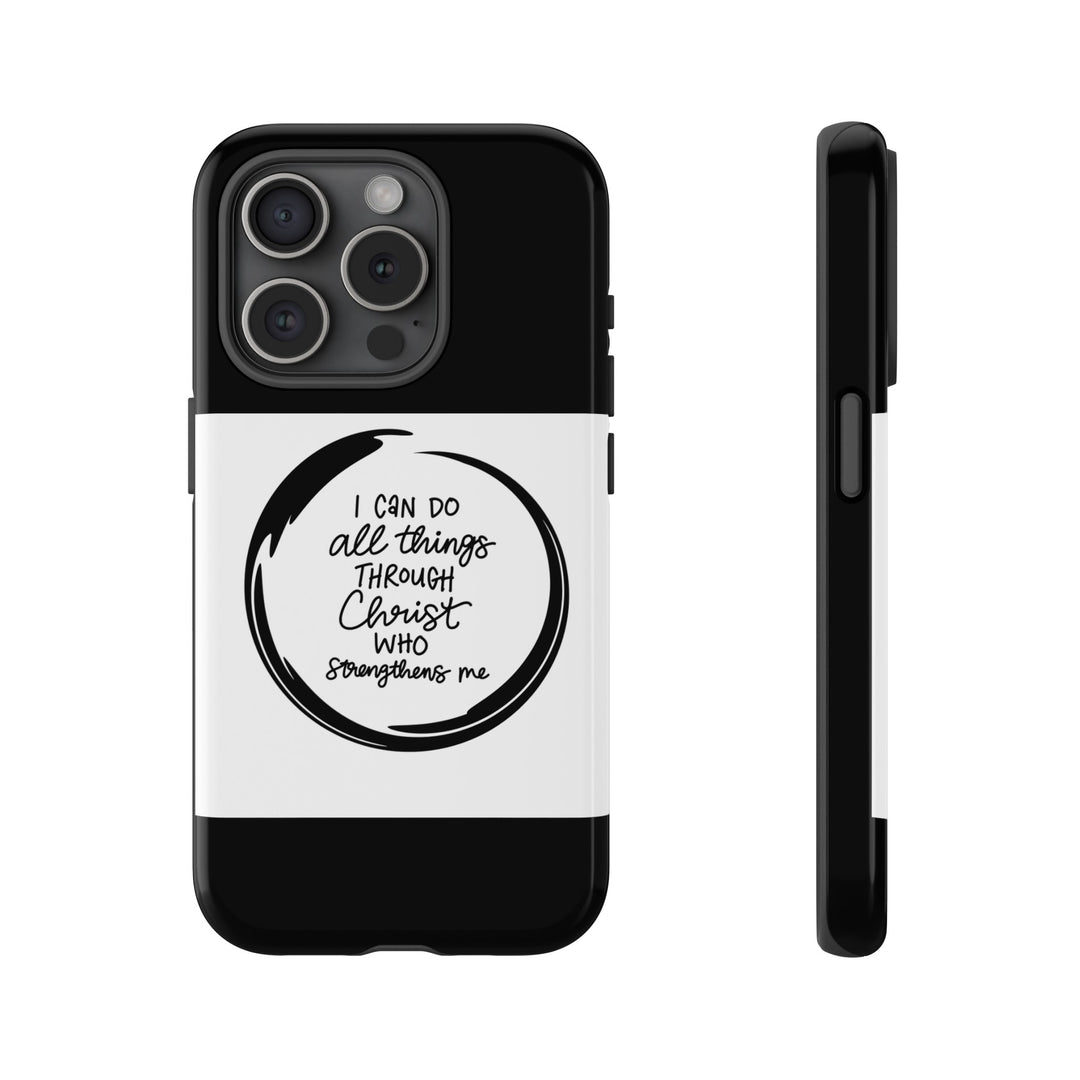 I Can Do All Things" Custom Premium Protective Phone Case – Double-Layered Durability - captivatingconversationsstarters