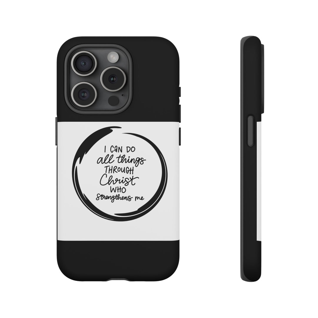 I Can Do All Things" Custom Premium Protective Phone Case – Double-Layered Durability - captivatingconversationsstarters