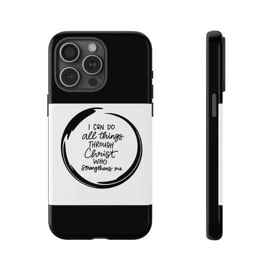I Can Do All Things" Custom Premium Protective Phone Case – Double-Layered Durability - captivatingconversationsstarters