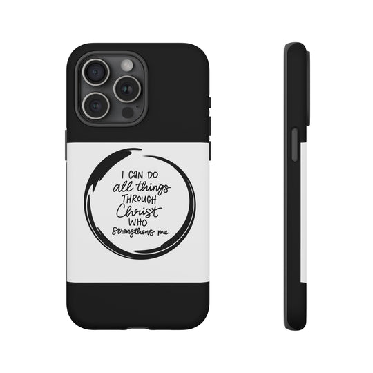 I Can Do All Things" Custom Premium Protective Phone Case – Double-Layered Durability - captivatingconversationsstarters
