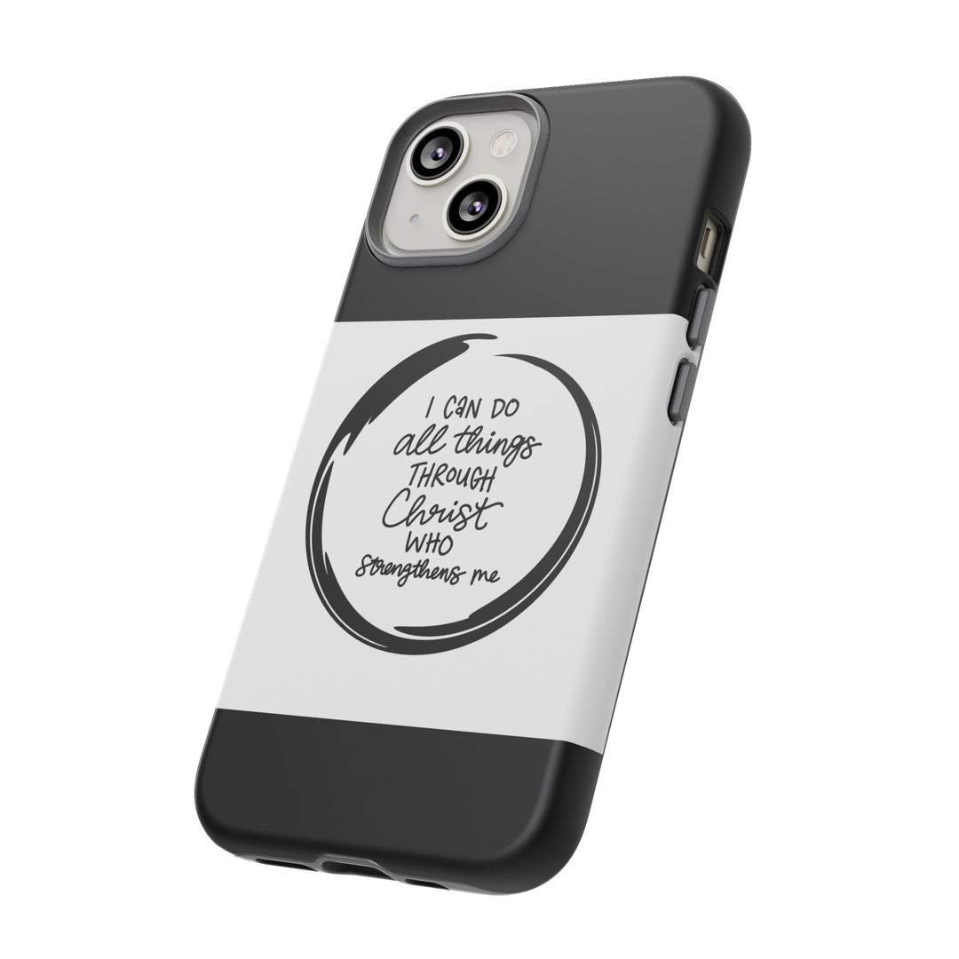 I Can Do All Things" Custom Premium Protective Phone Case – Double-Layered Durability - captivatingconversationsstarters