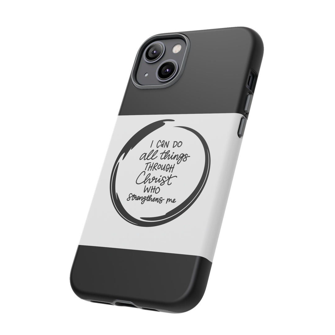 I Can Do All Things" Custom Premium Protective Phone Case – Double-Layered Durability - captivatingconversationsstarters