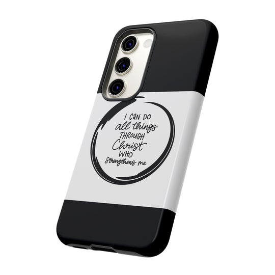 I Can Do All Things" Custom Premium Protective Phone Case – Double-Layered Durability - captivatingconversationsstarters