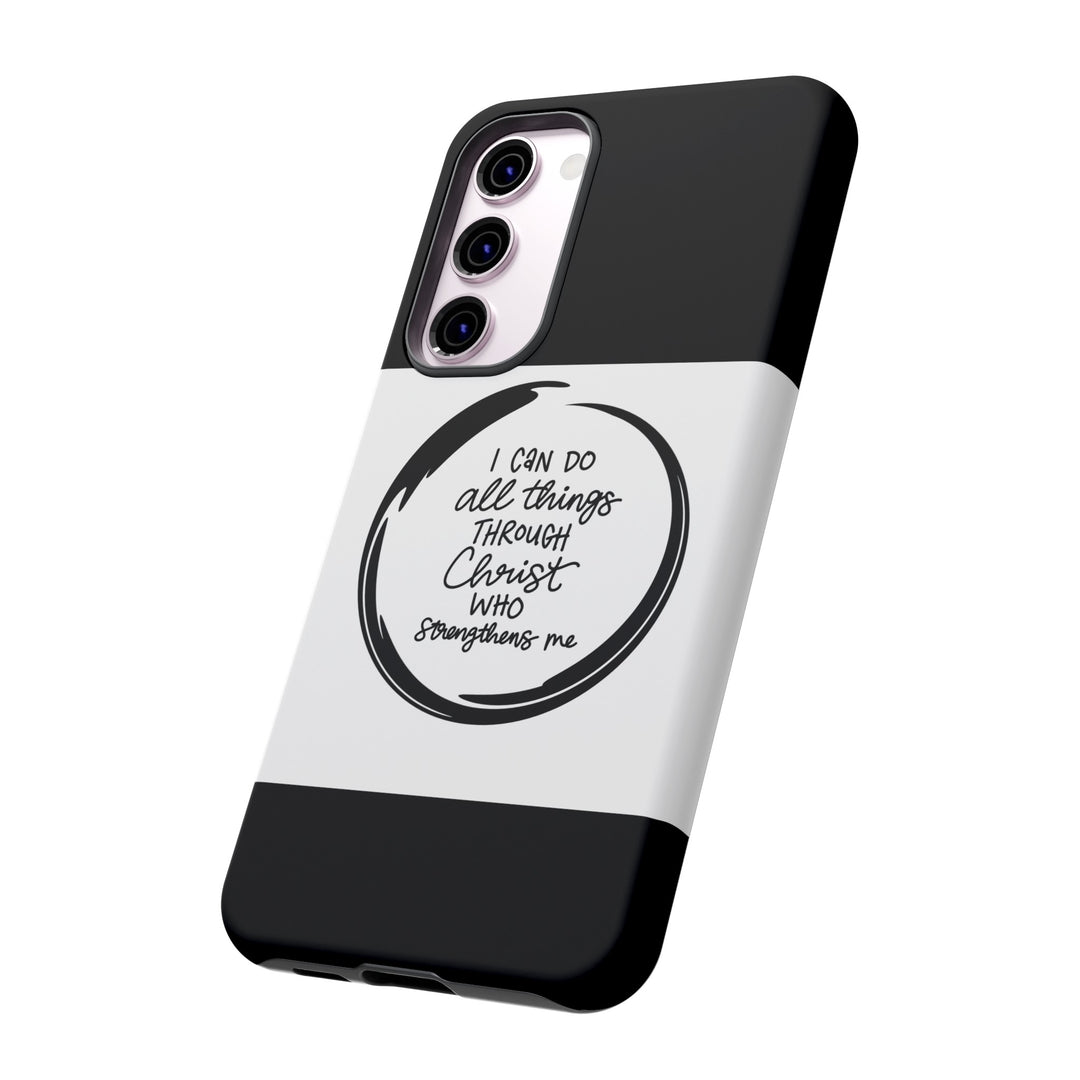 I Can Do All Things" Custom Premium Protective Phone Case – Double-Layered Durability - captivatingconversationsstarters