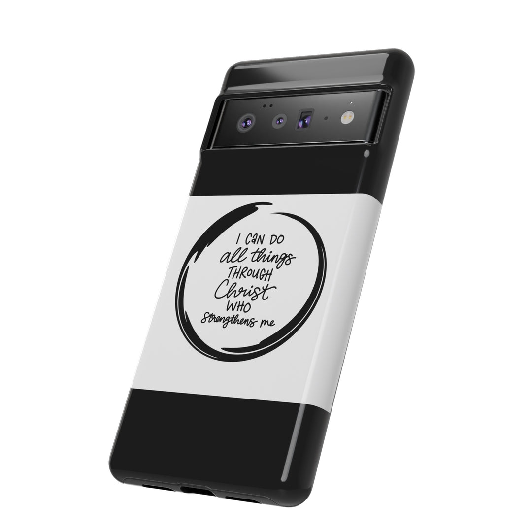 I Can Do All Things" Custom Premium Protective Phone Case – Double-Layered Durability - captivatingconversationsstarters