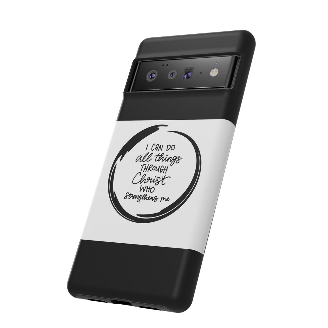 I Can Do All Things" Custom Premium Protective Phone Case – Double-Layered Durability - captivatingconversationsstarters