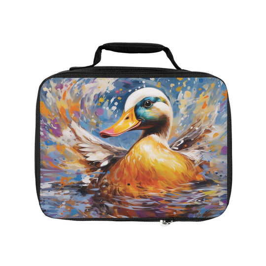 Quack Splash Kids' Lunchbox – Durable, Eco-Friendly Lunchbox with Fun Duck & Pond Adventure Design - captivatingconversationsstarters