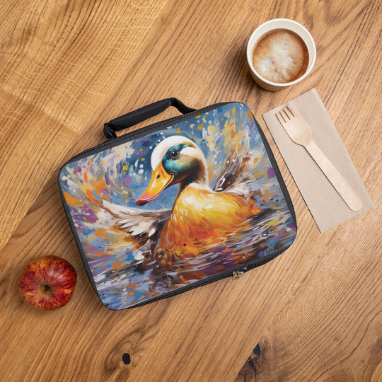 Quack Splash Kids' Lunchbox – Durable, Eco-Friendly Lunchbox with Fun Duck & Pond Adventure Design - captivatingconversationsstarters