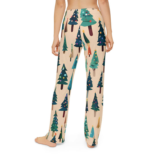 Kids Festive Christmas Trees Delight: Jingle Joy Christmas Pajamas – Cozy Holiday Magic Awaits - captivatingconversationsstarters