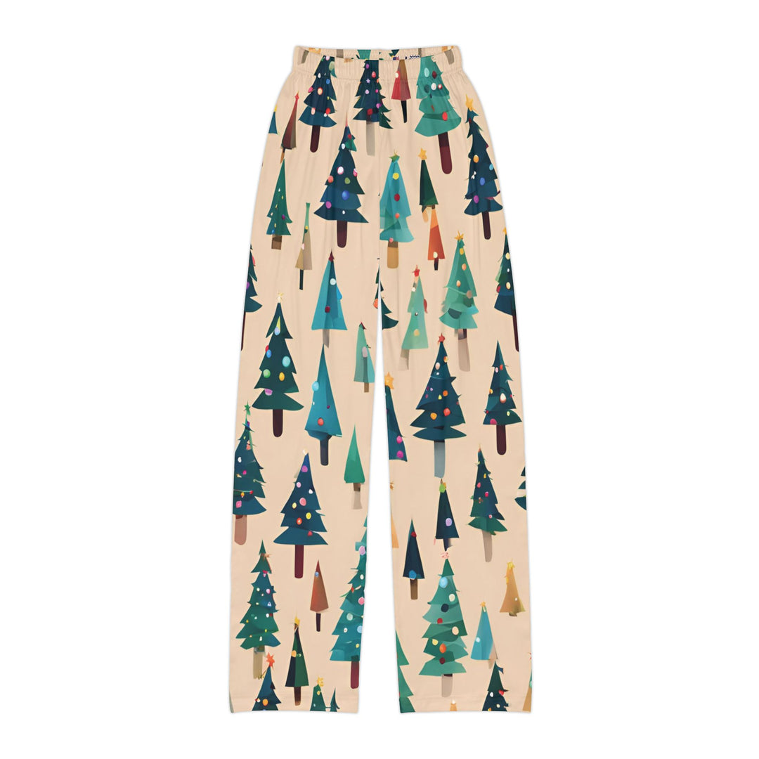 Kids Festive Christmas Trees Delight: Jingle Joy Christmas Pajamas – Cozy Holiday Magic Awaits - captivatingconversationsstarters