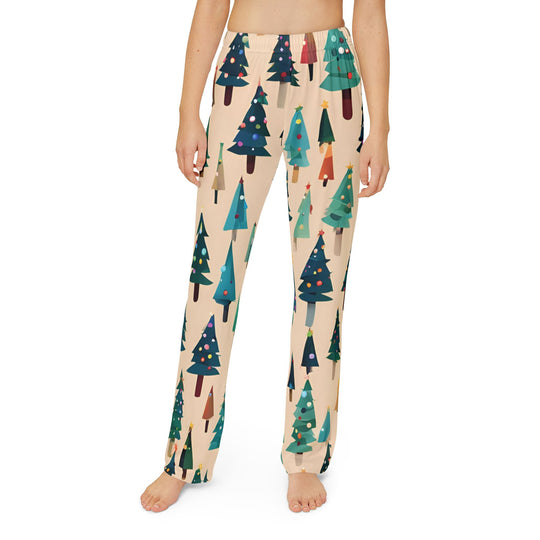 Kids Festive Christmas Trees Delight: Jingle Joy Christmas Pajamas – Cozy Holiday Magic Awaits - captivatingconversationsstarters