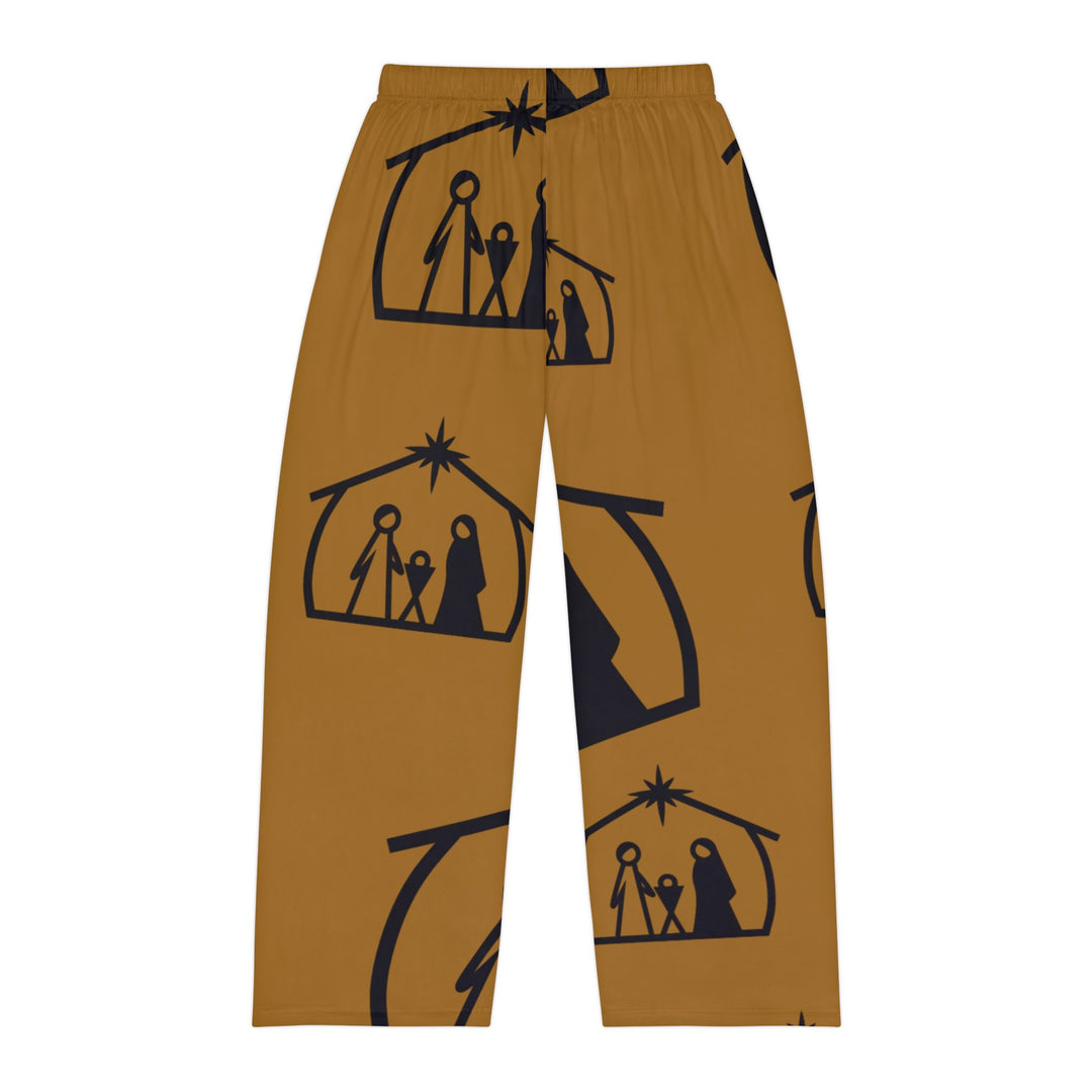 Men's Divine Comfort: Christmas Nativity Scene Pajama Pants - captivatingconversationsstarters