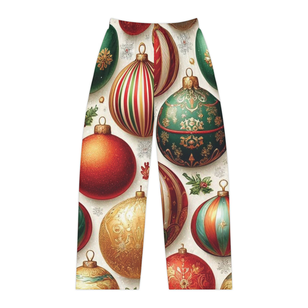 Women’s Joyful Ornaments Festive Holiday Pajama Pants - captivatingconversationsstarters
