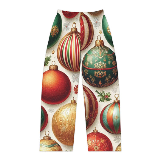 Women’s Joyful Ornaments Festive Holiday Pajama Pants - captivatingconversationsstarters