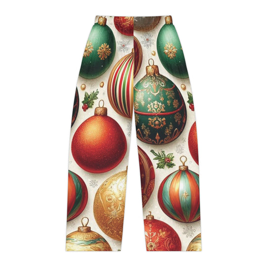 Women’s Joyful Ornaments Festive Holiday Pajama Pants - captivatingconversationsstarters