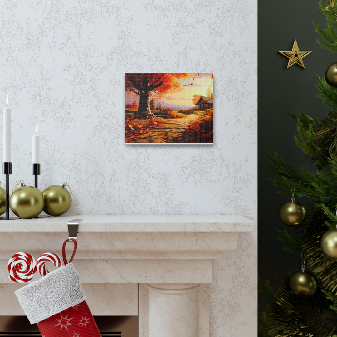 Autumn Serenity Canvas Art – Captivating Fall Foliage & Tranquil Charm for Your Home - captivatingconversationsstarters