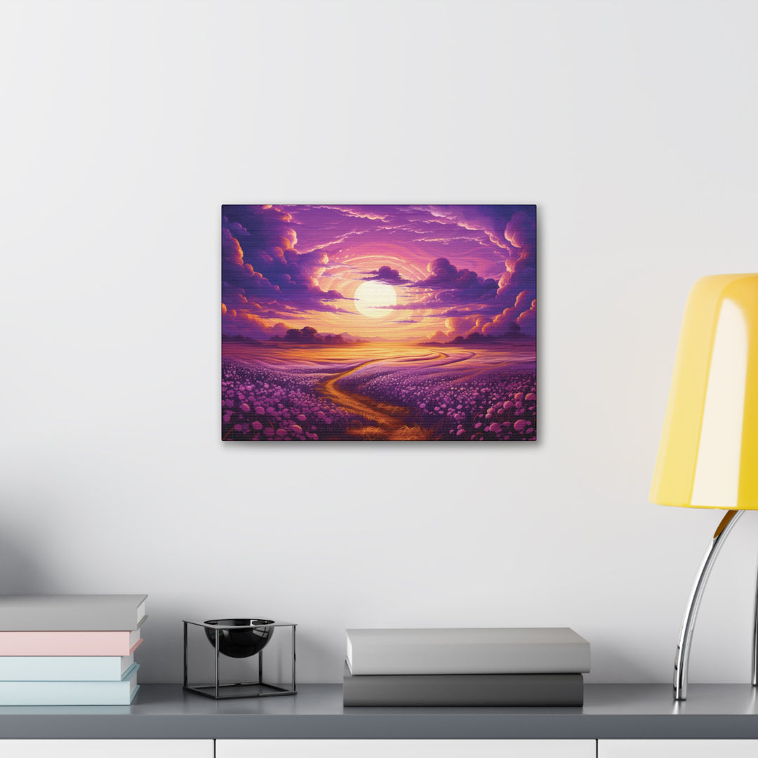 Vivid Twilight Canvas Art - Golden Sunsets & Mystical Valleys in Stunning Detail - captivatingconversationsstarters