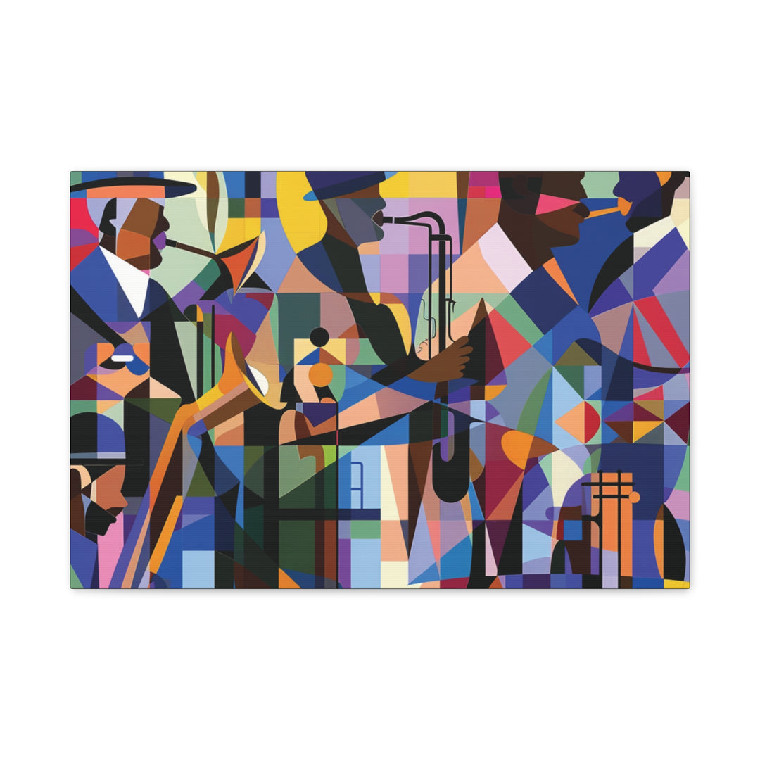 Soulful Symphony Canvas – A Vibrant Tribute to African American Musical Legends - captivatingconversationsstarters