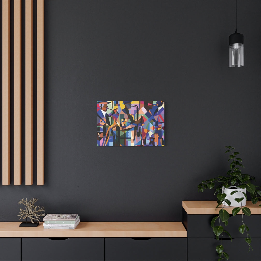 Soulful Symphony Canvas – A Vibrant Tribute to African American Musical Legends - captivatingconversationsstarters