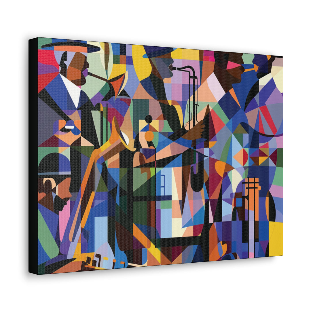 Soulful Symphony Canvas – A Vibrant Tribute to African American Musical Legends - captivatingconversationsstarters