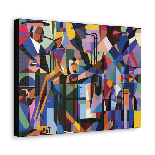 Soulful Symphony Canvas – A Vibrant Tribute to African American Musical Legends - captivatingconversationsstarters