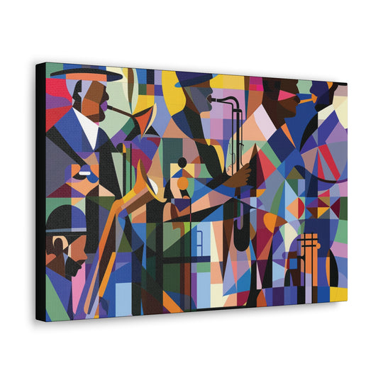 Soulful Symphony Canvas – A Vibrant Tribute to African American Musical Legends - captivatingconversationsstarters