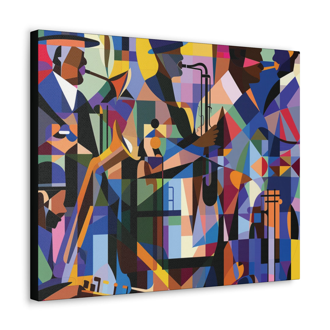 Soulful Symphony Canvas – A Vibrant Tribute to African American Musical Legends - captivatingconversationsstarters