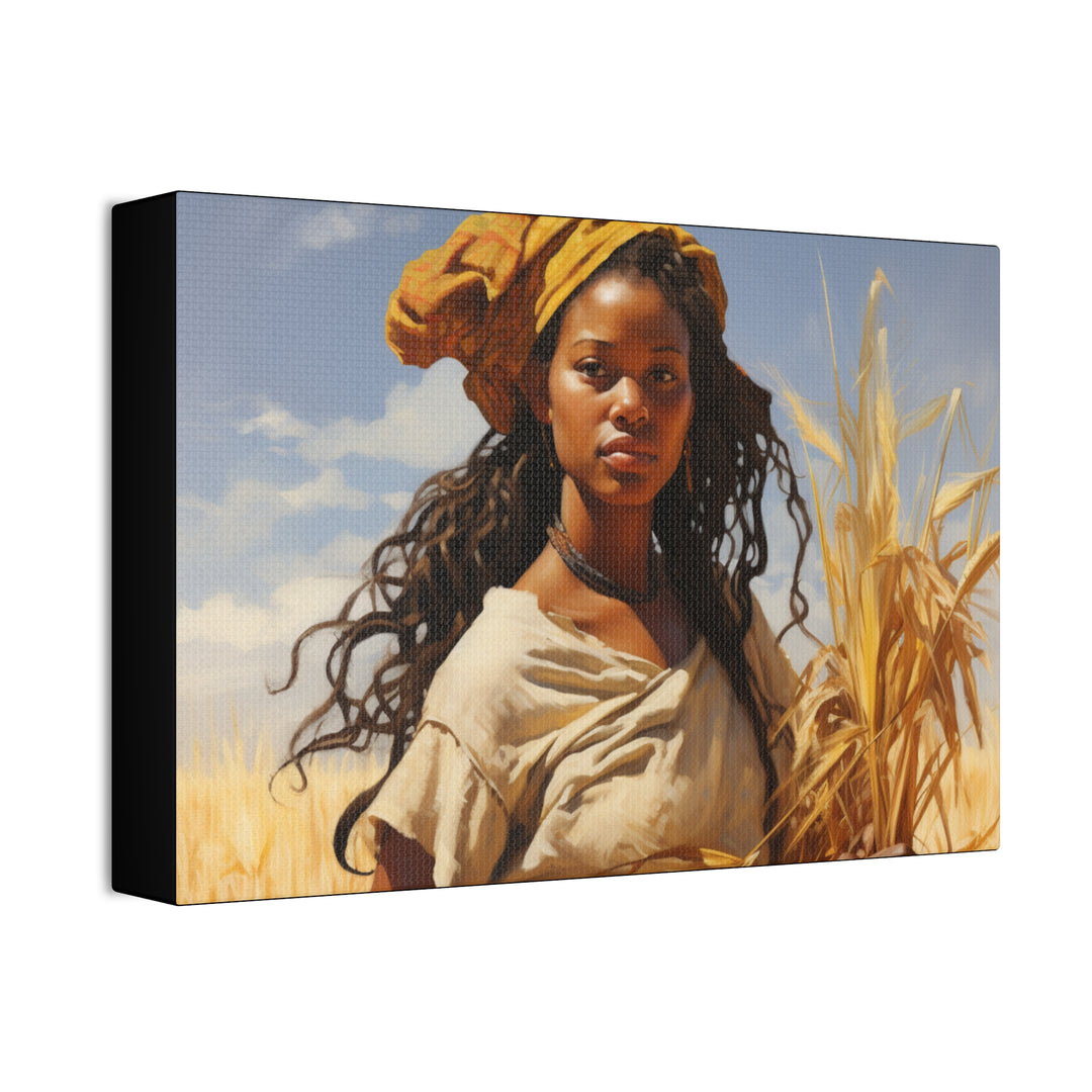 Soulful Harvest Canvas Art - A Celebration of Strength, Beauty & Abundance - captivatingconversationsstarters