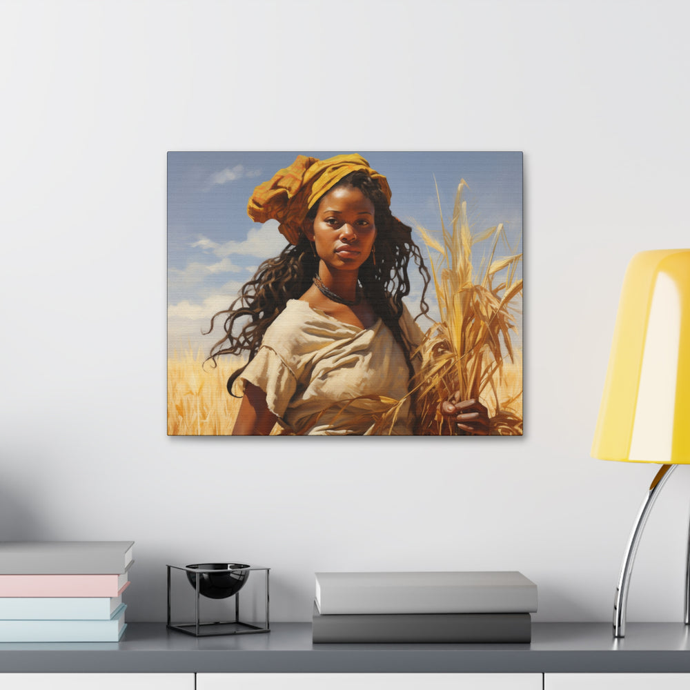 Soulful Harvest Canvas Art - A Celebration of Strength, Beauty & Abundance - captivatingconversationsstarters