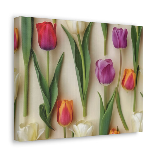 Blooming Radiance Floral Canvas Art - Vibrant Wall Decor for Home & Office - captivatingconversationsstarters