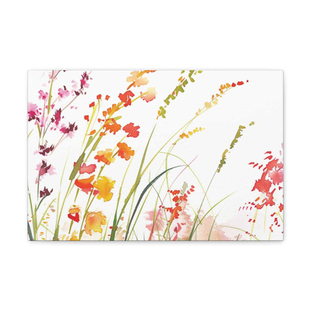 Wildflower Whimsy Canvas Art - Bring Nature’s Serenity Indoors | Vibrant Wildflowers in Full Bloom - captivatingconversationsstarters