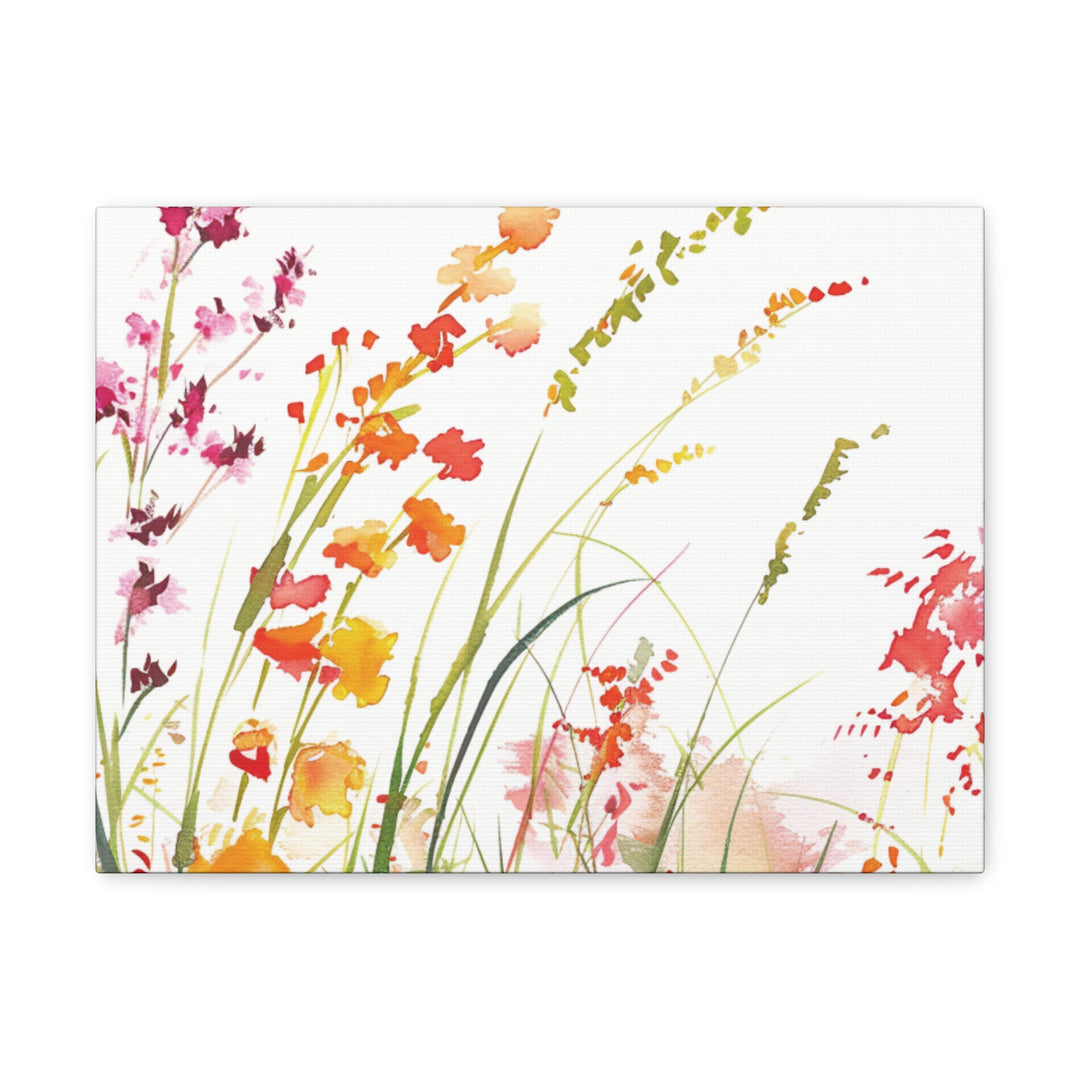 Wildflower Whimsy Canvas Art - Bring Nature’s Serenity Indoors | Vibrant Wildflowers in Full Bloom - captivatingconversationsstarters