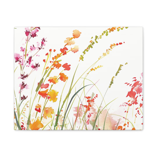 Wildflower Whimsy Canvas Art - Bring Nature’s Serenity Indoors | Vibrant Wildflowers in Full Bloom - captivatingconversationsstarters