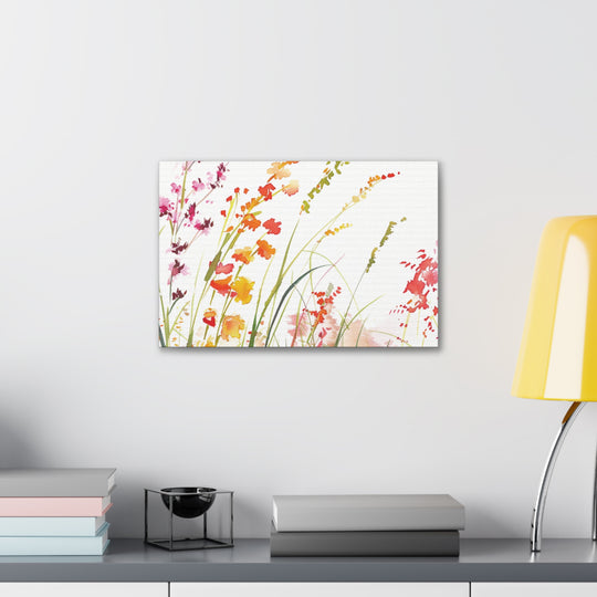Wildflower Whimsy Canvas Art - Bring Nature’s Serenity Indoors | Vibrant Wildflowers in Full Bloom - captivatingconversationsstarters