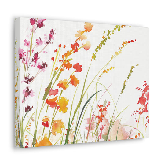 Wildflower Whimsy Canvas Art - Bring Nature’s Serenity Indoors | Vibrant Wildflowers in Full Bloom - captivatingconversationsstarters