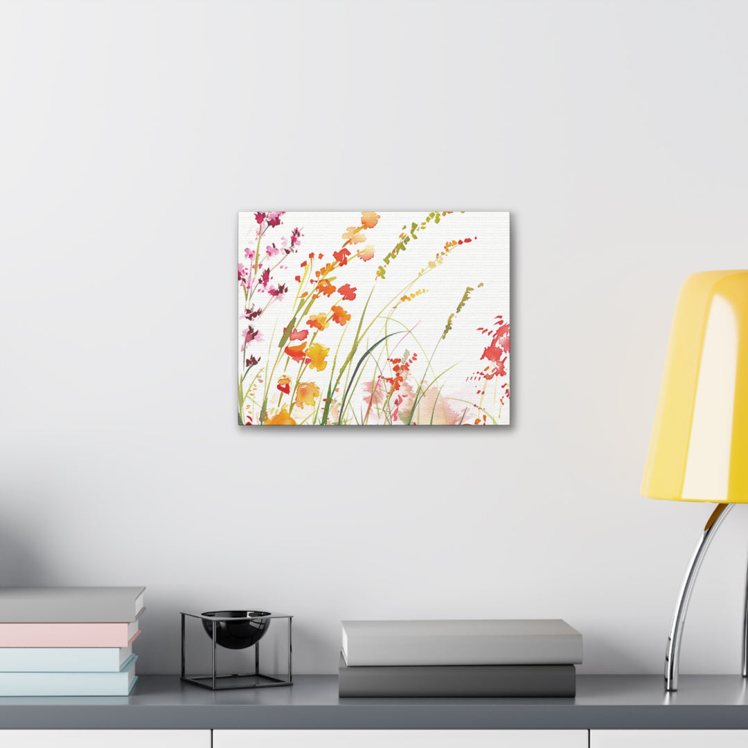 Wildflower Whimsy Canvas Art - Bring Nature’s Serenity Indoors | Vibrant Wildflowers in Full Bloom - captivatingconversationsstarters