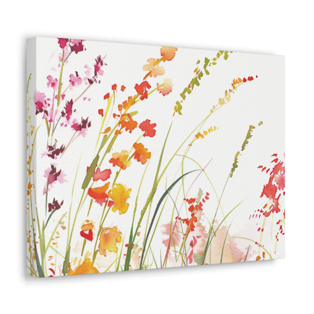 Wildflower Whimsy Canvas Art - Bring Nature’s Serenity Indoors | Vibrant Wildflowers in Full Bloom - captivatingconversationsstarters